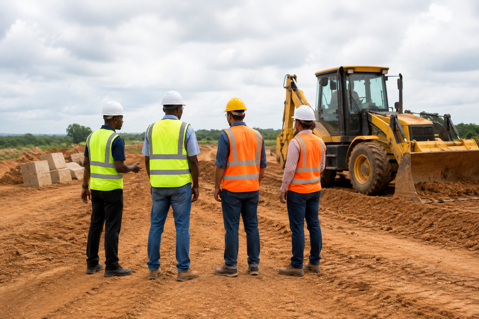 Visite de chantier : Les travaux de viabilisation avancent à Yamoussoukro